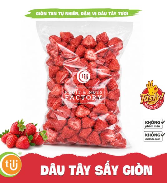 Dâu Tây Sấy Giòn