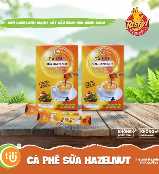 CÀ PHÊ HÒA TAN VỊ SỮA HAZELNUT 