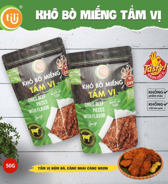 KHÔ BÒ MIẾNG TẨM VỊ TILI