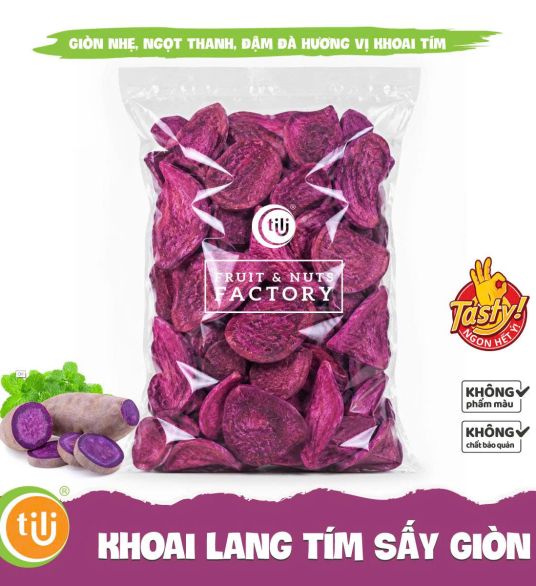 Khoai Lang Tím Sấy Giòn