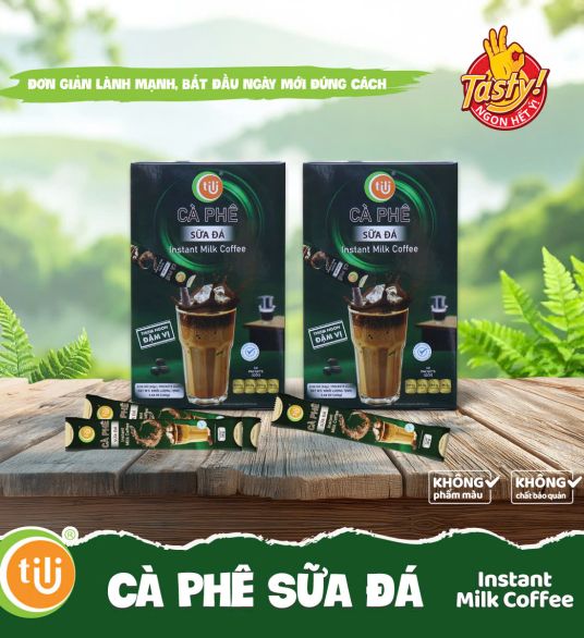 CÀ PHÊ HÒA TAN VỊ SỮA ĐÁ