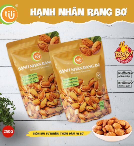 HẠNH NHÂN RANG BƠ TILI 250G