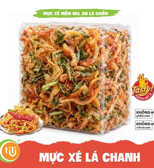 Mực Xé Lá Chanh